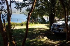 Vista Lago desde Cabaña La Hortensia